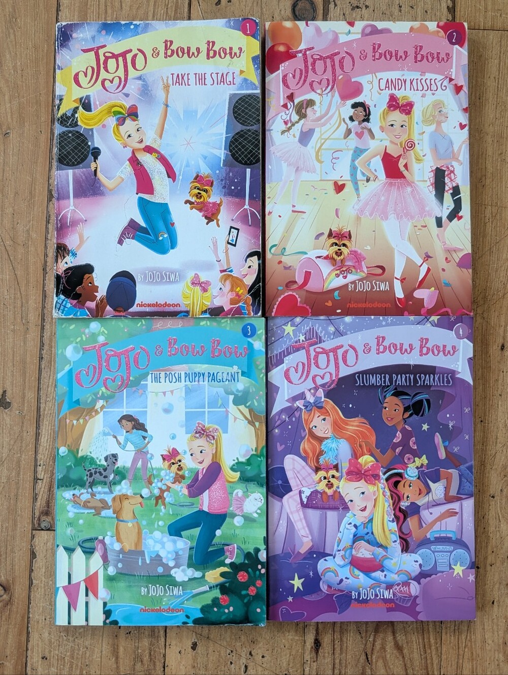 JoJo Siwa & BowBow Book Set, Books 1-4 Chapter Books